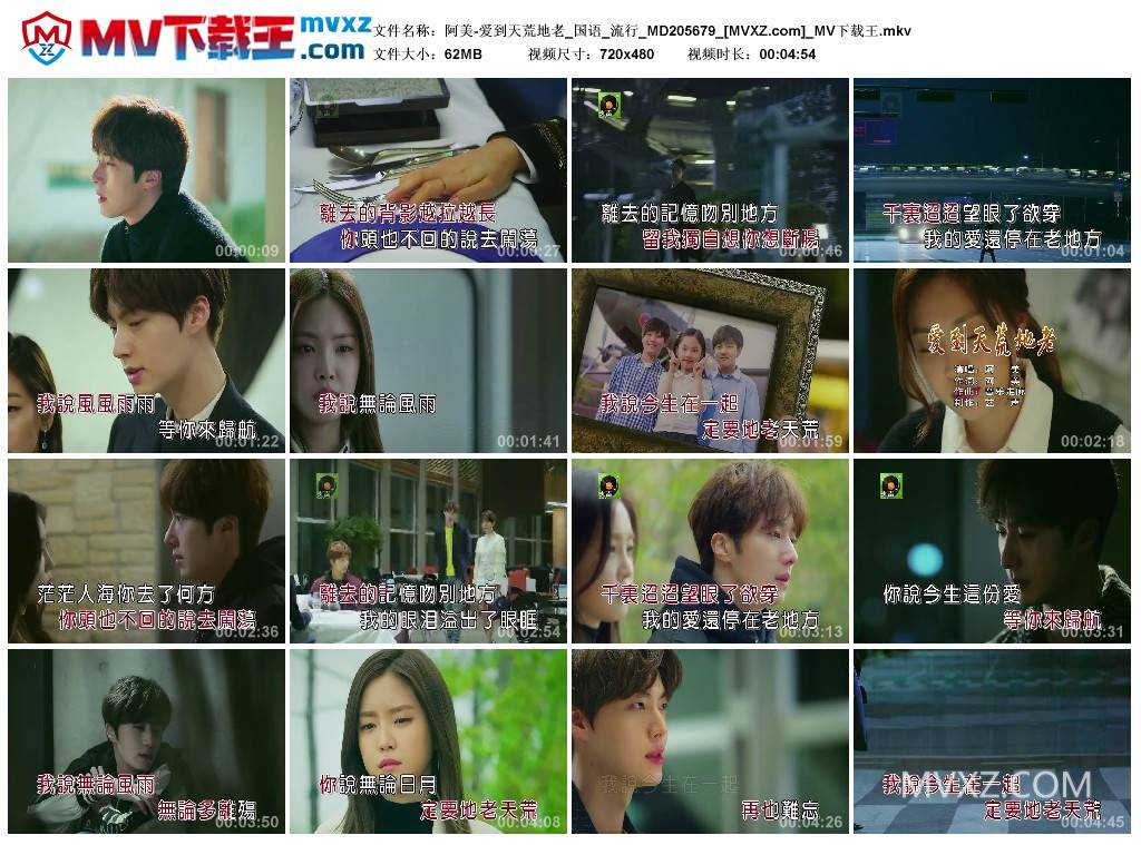 阿美-爱到天荒地老_国语_流行_MD205679